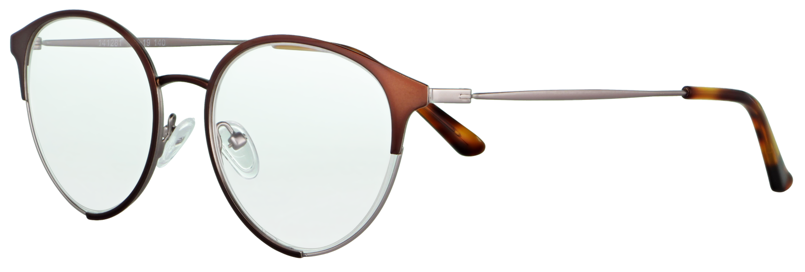 Eyebar Brille Rom für Damen in Braun/Silber 141281